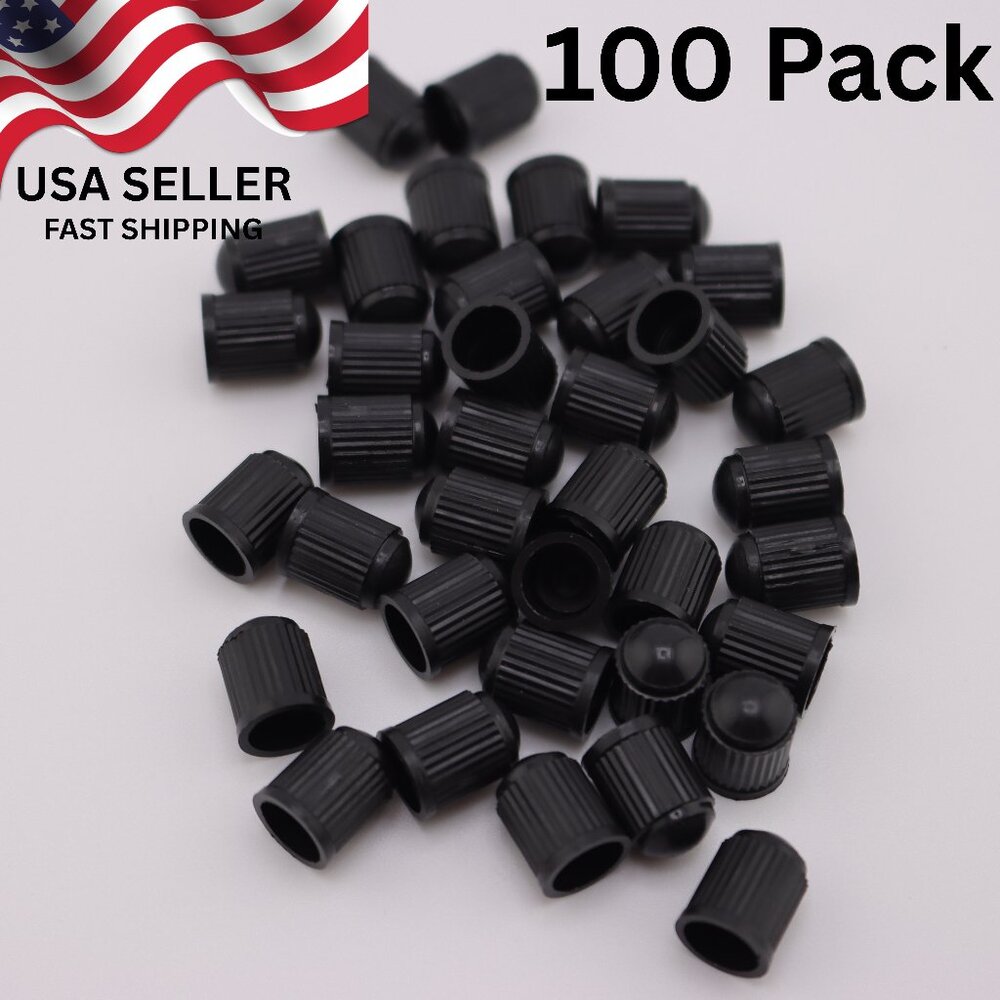 100 Pack Universal Tire/Wheel Valve Stem Caps Anti AirLeak. Cars, bicycles, etc